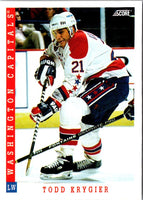 1993 Score Todd Krygier #357