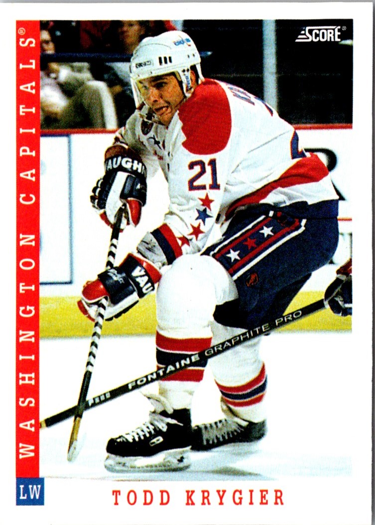 1993 Score Todd Krygier