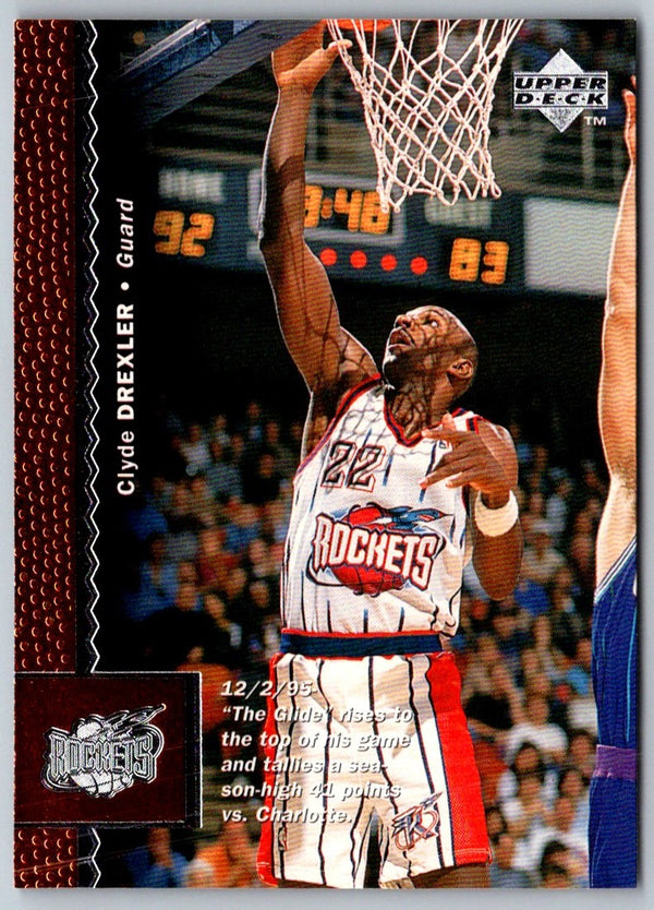 1996 Upper Deck Clyde Drexler #44