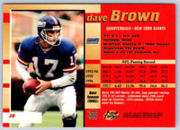 2011 Topps Football Dave Brown #28