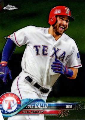 2018 Topps Chrome Refractor Joey Gallo #108