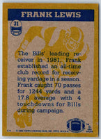 1982 Topps Frank Lewis #31