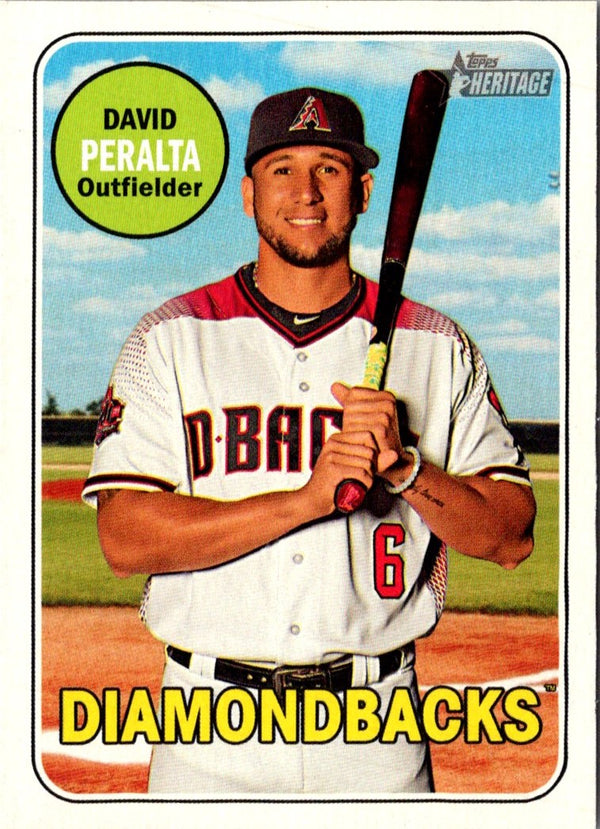 2018 Topps Heritage David Peralta #695