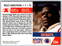 1991 Pro Set Bruce Armstrong #146