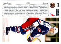 1992 Upper Deck Ted Drury #396 Rookie