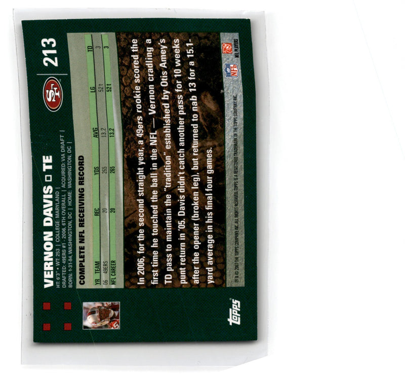 2007 Topps Vernon Davis