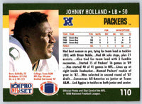 1990 Pro Set FACT Cincinnati Johnny Holland #110