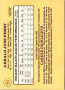 1985 Donruss Gerald Perry