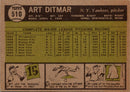 1961 Topps Art Ditmar