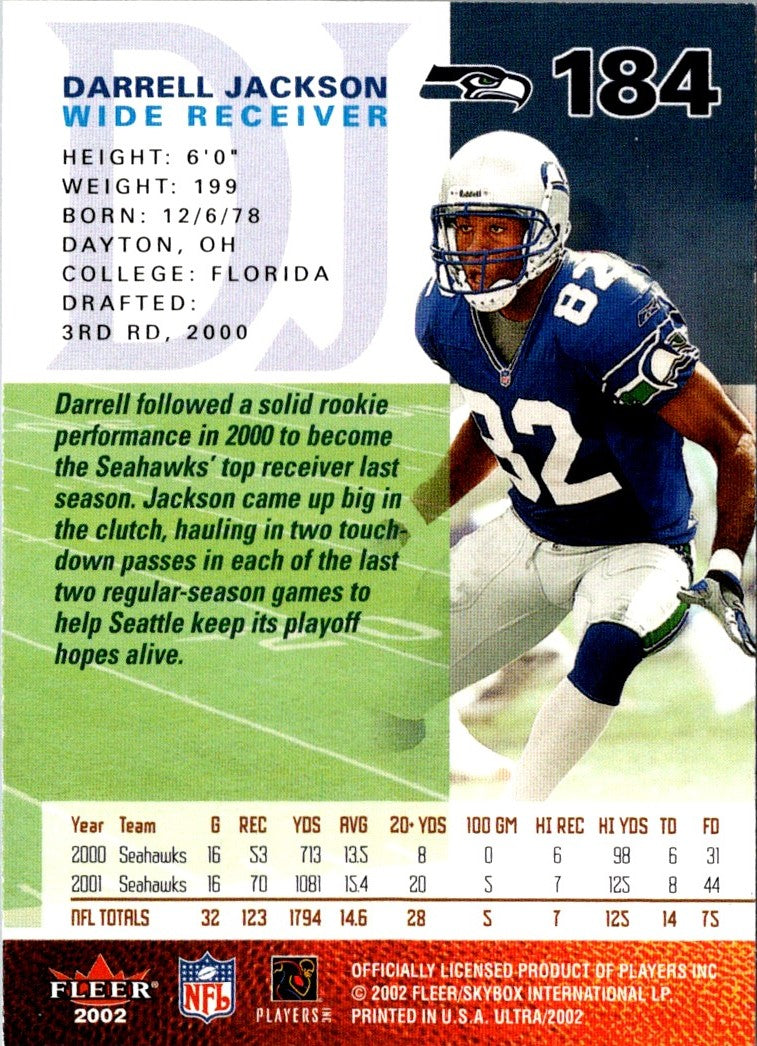 2002 Ultra Darrell Jackson