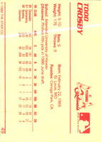 1989 Star Todd Crosby #49