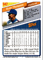 1993 Topps Ryan Thompson #547
