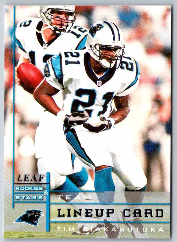 1998 Leaf Rookies And Stars Tim Biakabutuka #276