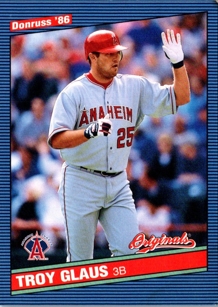 2002 Donruss Originals Troy Glaus