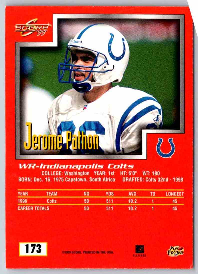 1999 Score Jerome Pathon