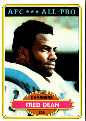 1980 Topps Fred Dean #392 VG