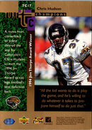 1997 Collector's Choice Turf Champions Chris Hudson