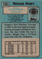1988 Topps Reggie Roby #195