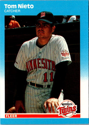 1987 Fleer Update Glossy Tom Nieto #U-88