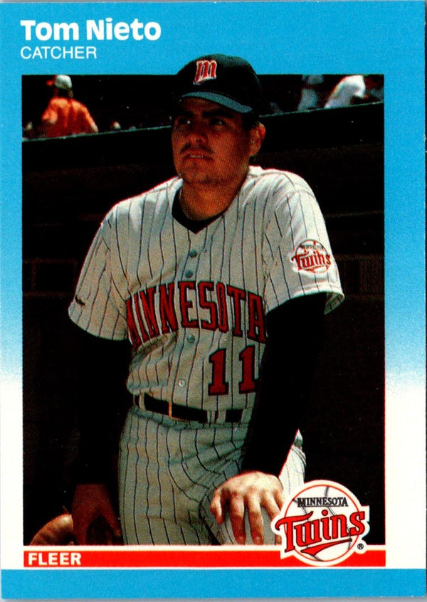 1987 Fleer Update Glossy Tom Nieto #U-88