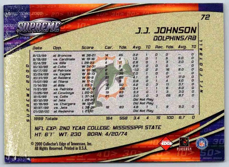 1998 Edge J.J. Johnson