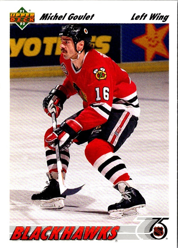 1991 Upper Deck Michel Goulet #374