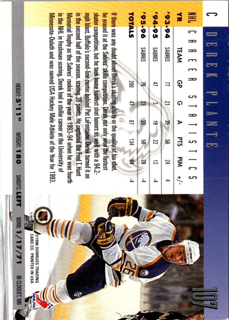 1996 Donruss Derek Plante