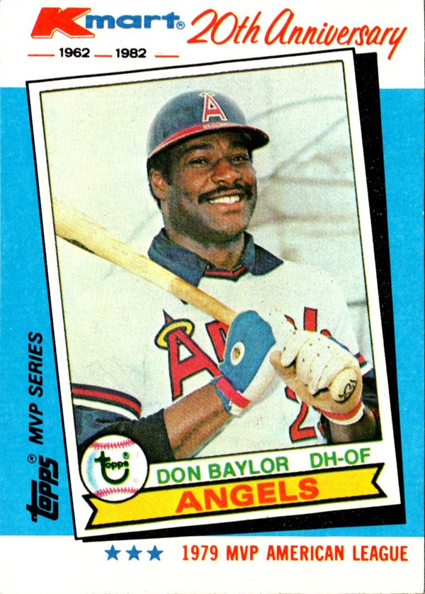 1982 Topps Kmart 20th Anniversary Don Baylor #35