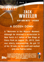 2014 Topps The Future is Now Zack Wheeler #FN-12