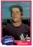 1981 O-Pee-Chee Joe Lefebvre