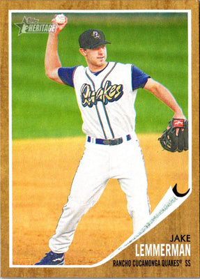 2011 Topps Heritage Minor League Jake Lemmerman #152