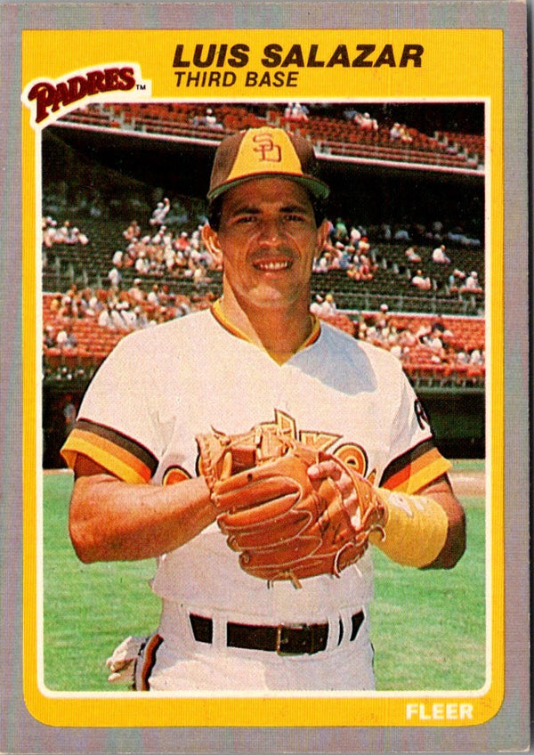 1985 Fleer Luis Salazar #43