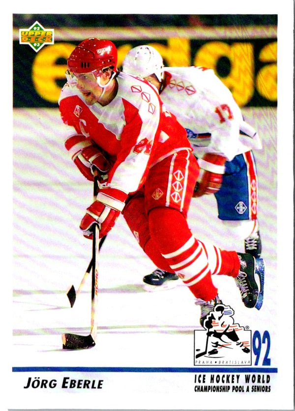 1992 Upper Deck Jorg Eberle #384 Rookie