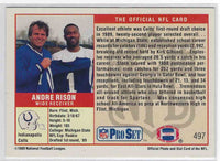 1989 ProSet Andre Rison #497 Rookie