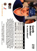1991 Pro Set Garth Butcher