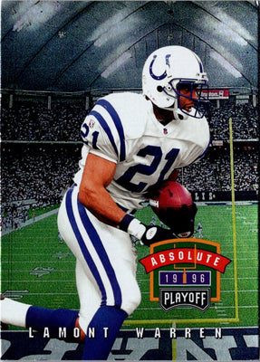 1996 Playoff Absolute Lamont Warren #42