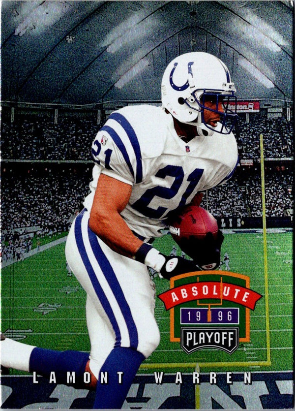 1996 Playoff Absolute Lamont Warren #42