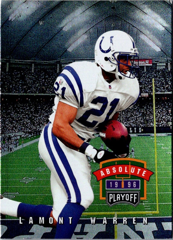 1996 Playoff Absolute Lamont Warren #42