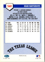 1991 Line Drive AA Dean Hartgraves #560