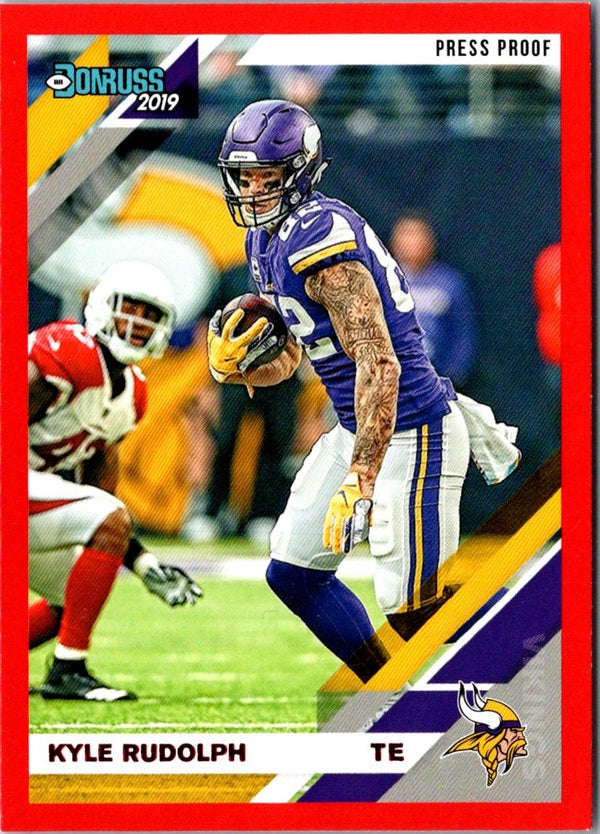 2019 Donruss Blue Press Proof Kyle Rudolph #158