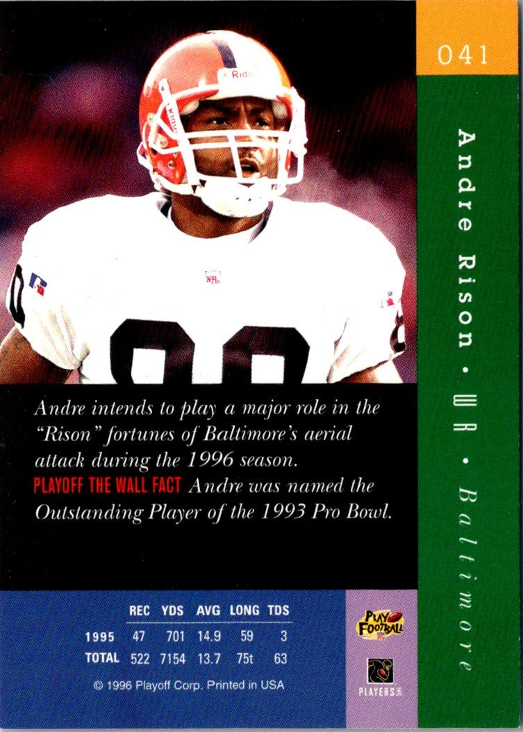 1996 Playoff Absolute Andre Rison