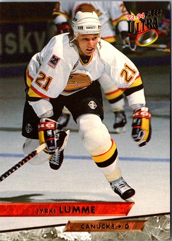 1993 Ultra Jyrki Lumme #126