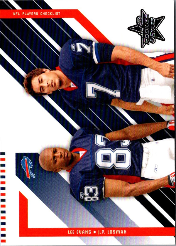 2004 Leaf Rookies & Stars J.P. Losman/Lee Evans #96