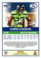 2019 Score Chris Carson #316