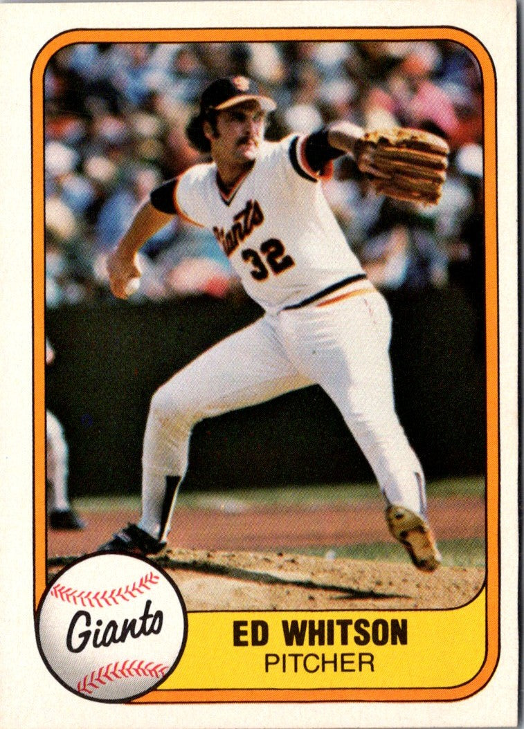 1981 Fleer Ed Whitson