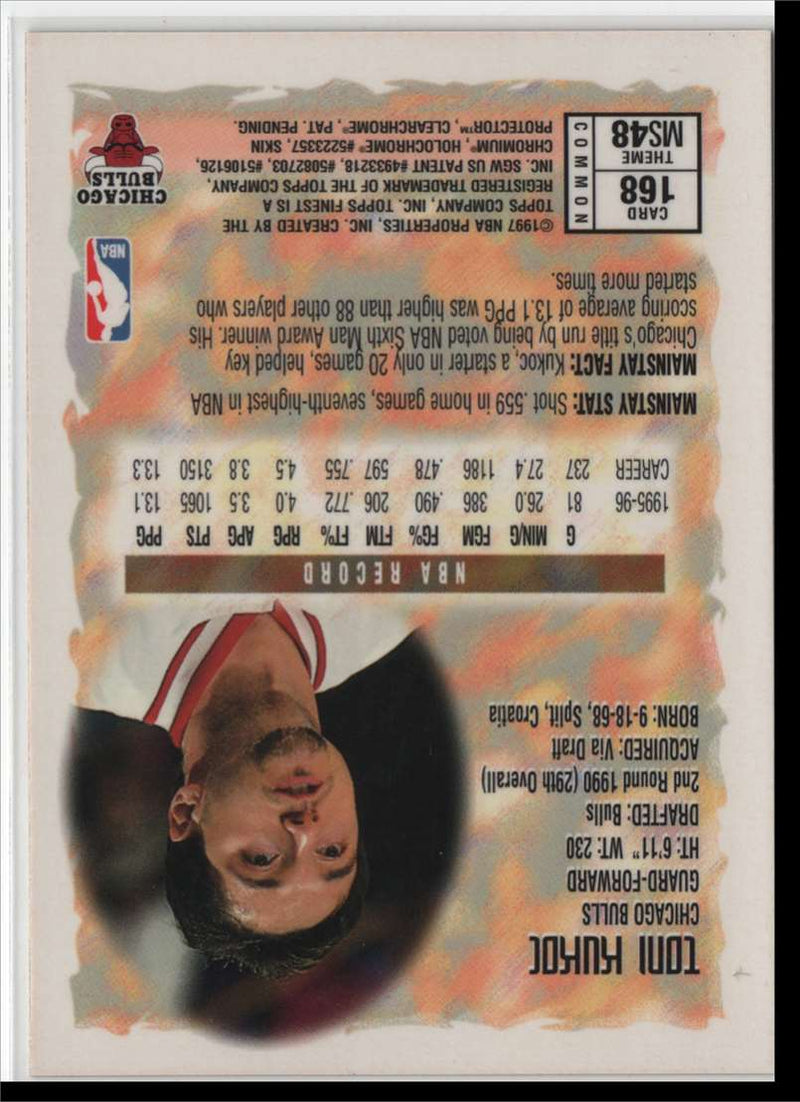 1997 Finest Toni Kukoc