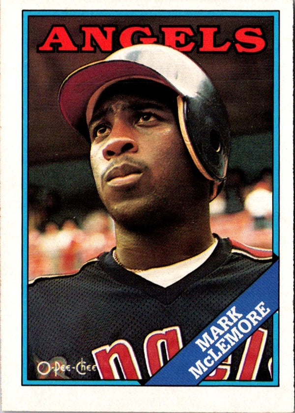 1988 O-Pee-Chee Mark McLemore #162