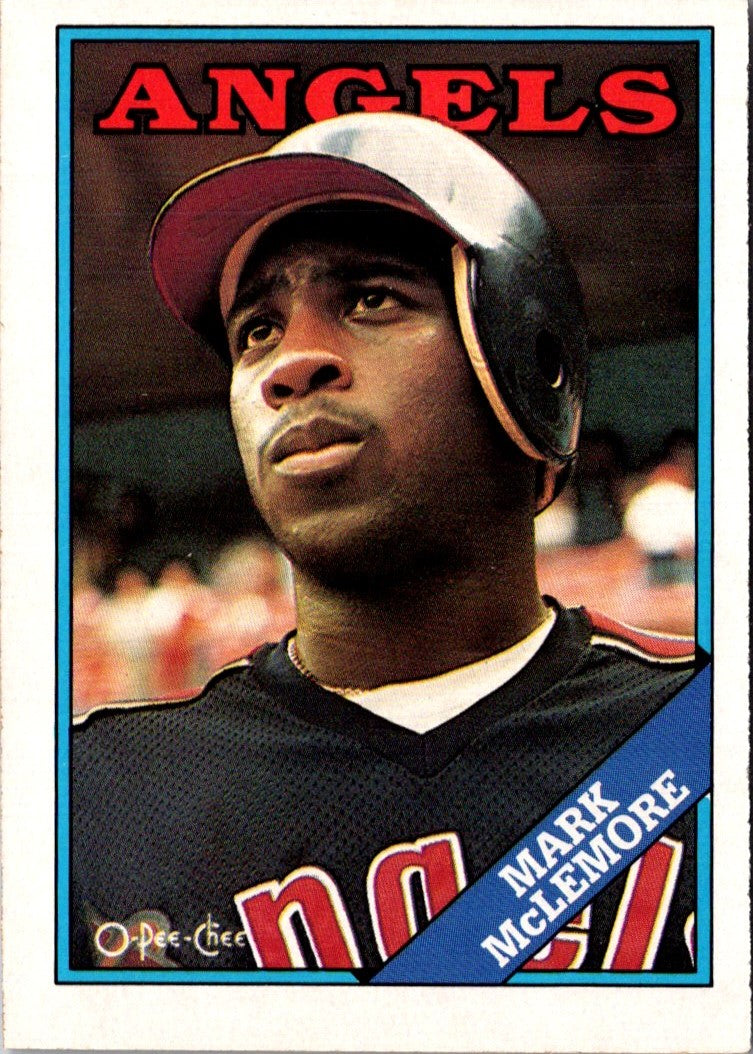 1988 O-Pee-Chee Mark McLemore