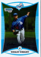 2008 Bowman Chrome Prospects Wesley Wright #BCP19
