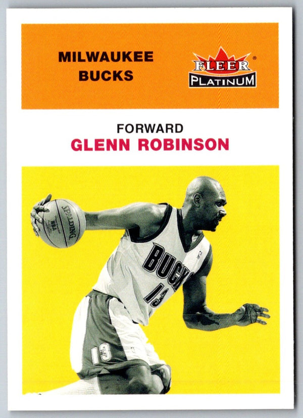 2001 Fleer Platinum Glenn Robinson #30